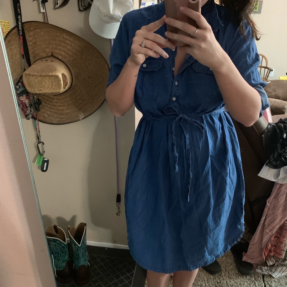 Denim dress